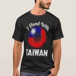 Taiwan Retro Vintage Taiwanesisch Flagge Sonnenblu T-Shirt