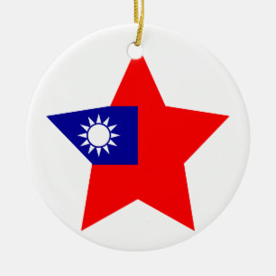 Taiwan-Stern Keramikornament