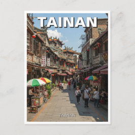 Taiwan Tainan Street Travel Postkarte