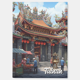 Taiwan Tainan Temple Travel Magnet