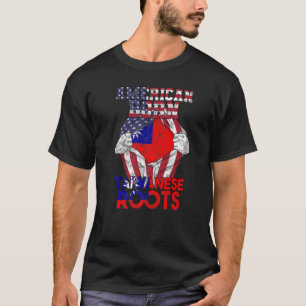 Taiwan taiwanische Flagge Proud Amerika Impressum T-Shirt