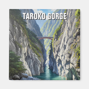 Taiwan Taroko Gorge Travel Magnet