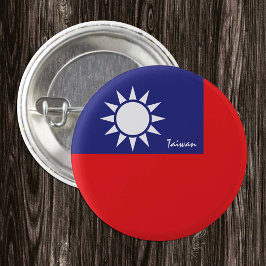 Taiwan-Taste, patriotische taiwanesische Flag-Mode Button