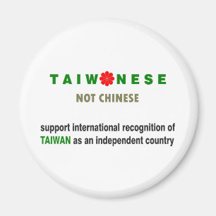 Taiwanese nicht chinesisch magnet