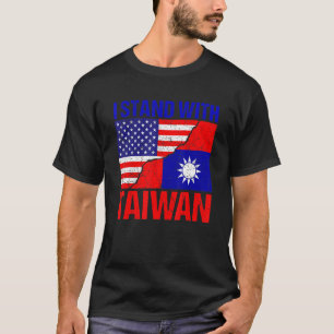 taiwanesische amerikanische Flagge Pride Taiwan Us T-Shirt