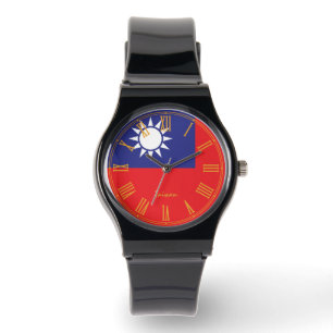 Taiwanesische Flag-Uhr, Patrioten, Taiwan-Mode Armbanduhr