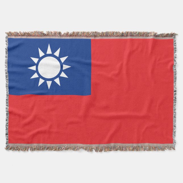 taiwanesische Flagge Decke (Vorderseite)
