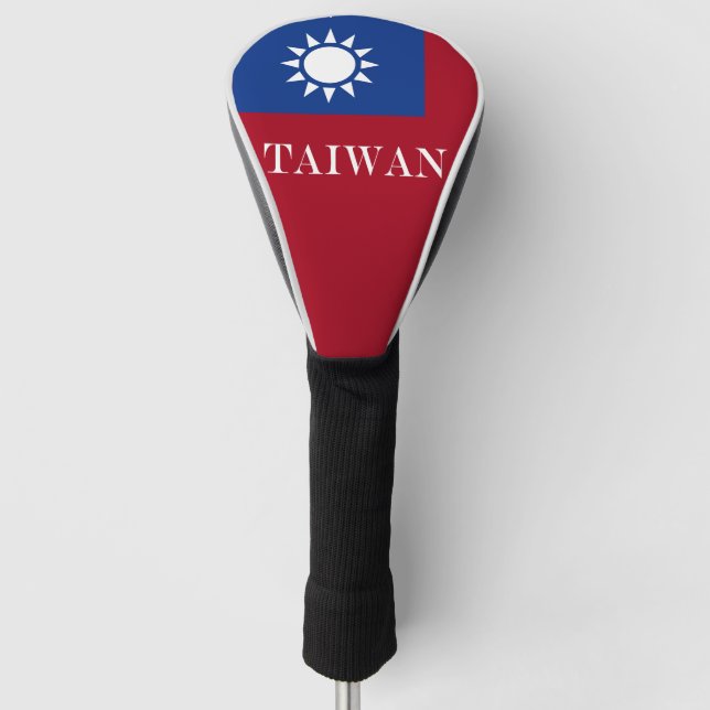 taiwanesische Flagge Golf Headcover (Vorderseite)