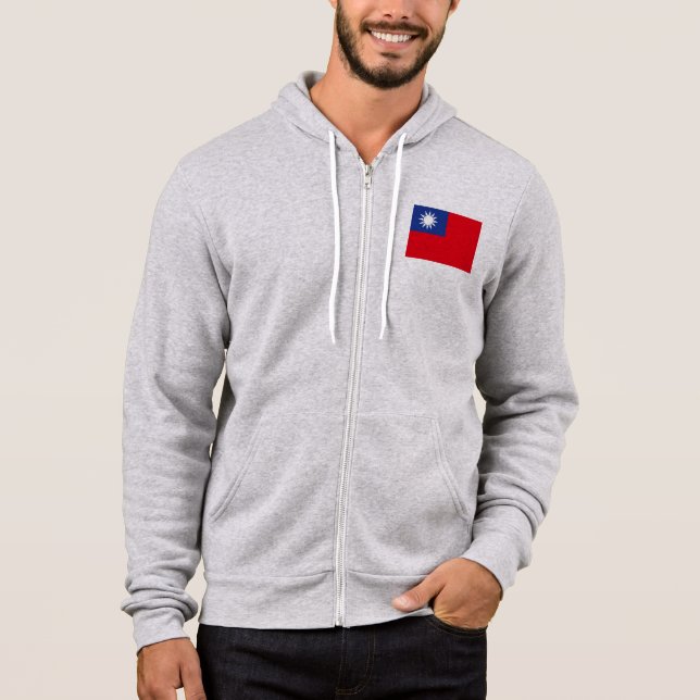 taiwanesische Flagge Hoodie (Vorderseite)