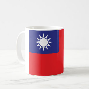 taiwanesische Flagge Kaffeetasse