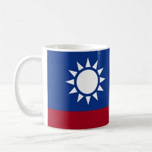 taiwanesische Flagge Kaffeetasse