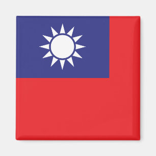 taiwanesische Flagge Magnet
