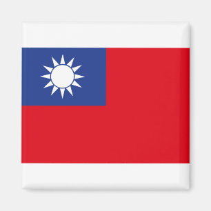taiwanesische Flagge Magnet