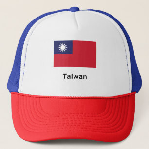 taiwanesische Flagge Truckerkappe