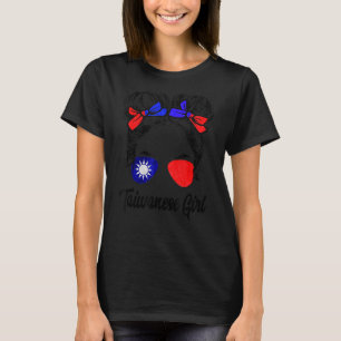 Taiwanesische Mädchen Taiwan Frauen Taiwan Flaggen T-Shirt