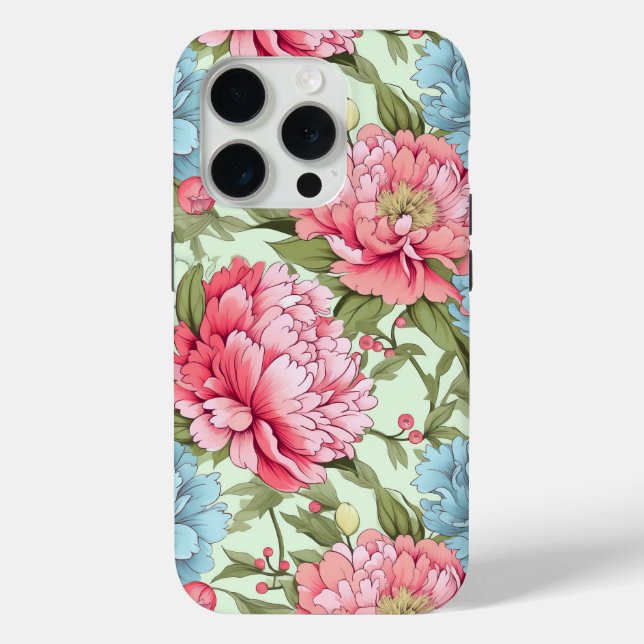 taiwanesische Peonies Case-Mate iPhone Hülle (Rückseite)