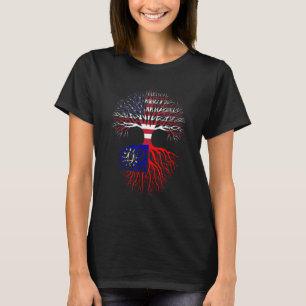 Taiwanesische Wurzeln Ahnen Einwanderer Patriotisc T-Shirt
