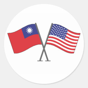 Taiwanesischer amerikanischer Aufkleber