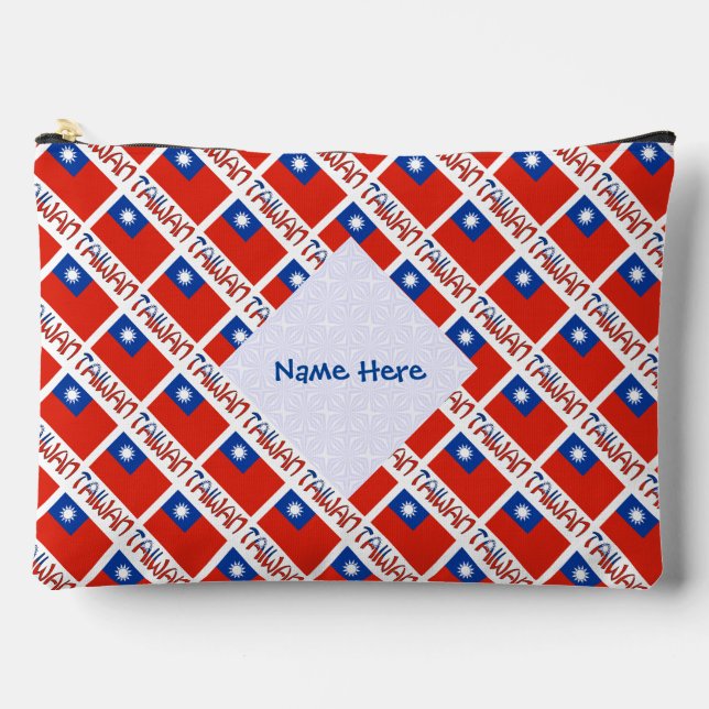 Taiwanesischer personalisierter Ahnen-Reise-Etui Zubehörtasche (Vorderseite)