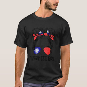 Taiwanesisches Mädchen Taiwan-Flagge Taiwan Stolz T-Shirt