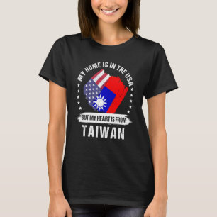 Taiwanisch amerikanischer Patriot Grown Proud My H T-Shirt