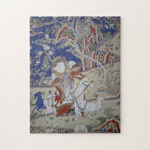 Taiwanische Vintage-Kunst Puzzle