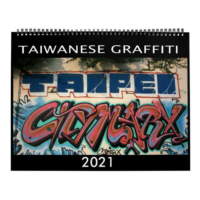 Taiwanischer Graffiti-Kalender 2021 Kalender (Titelbild)