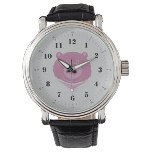 Taiwans schwarzer Bär ( Weißkehlbär) Armbanduhr