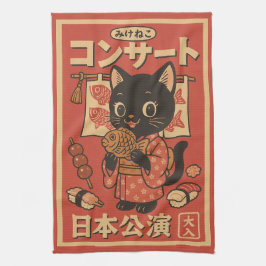 Taiyaki Leckereien & Whiskers Geschirrtuch