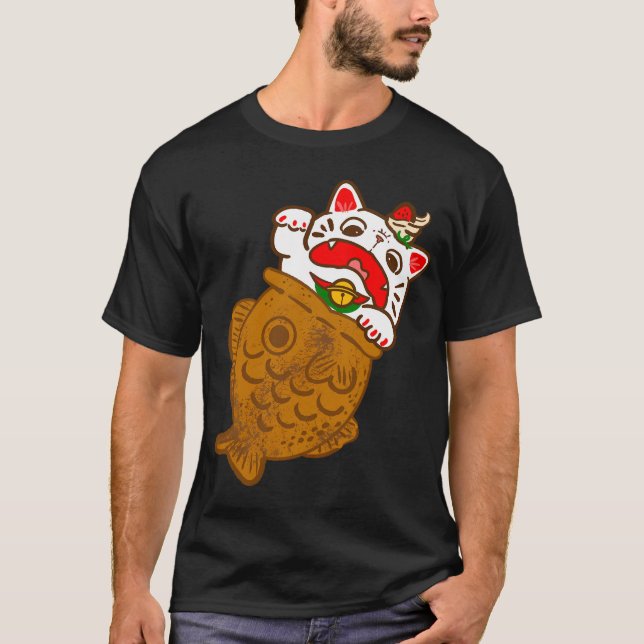 Taiyaki Neko T-Shirt (Vorderseite)