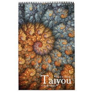"Taiyou" gewundenes Fraktal Kalender