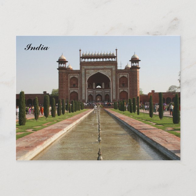 Taj Gate Postkarte (Vorderseite)