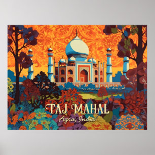 Taj Mahal Agra India Zuhause Office Wall Art Poste Poster