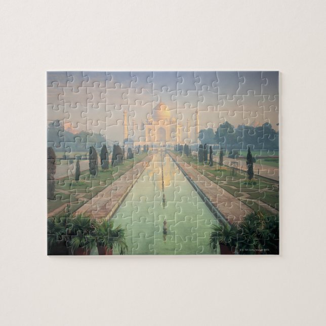 Taj Mahal, Agra, Indien 2 Puzzle (Horizontal)