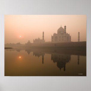 Taj Mahal, Agra, Indien Poster