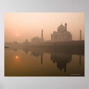 Taj Mahal, Agra, Indien Poster