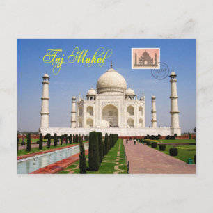 Taj Mahal, Agra, Indien Postkarte