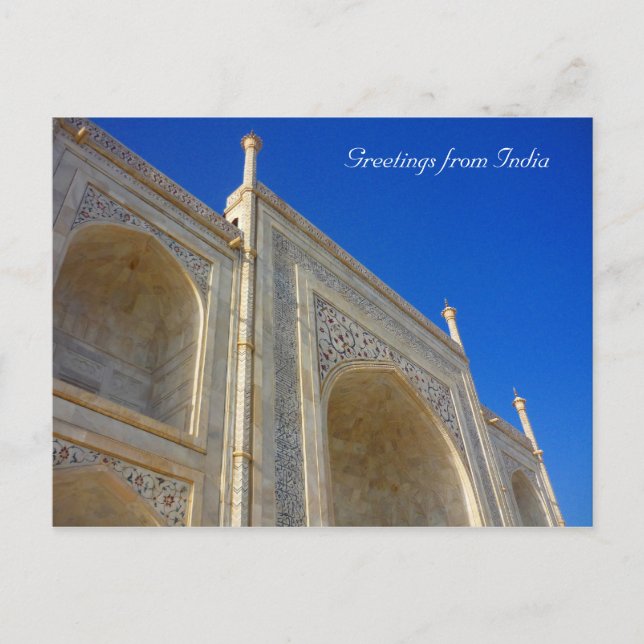 Taj Mahal Arch Postkarte (Vorderseite)