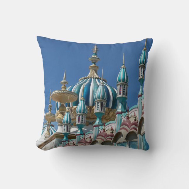 Taj Mahal Atlantic City Gebäude Factory Kissen (Vorderseite)