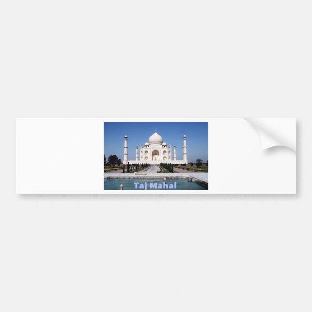 Taj Mahal Autoaufkleber (Vorne)