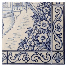 Taj Mahal Azulejo-Muralfliese 6 von 6 unten rechts