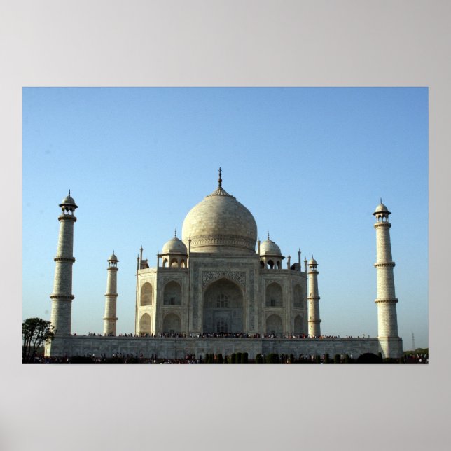 taj mahal blue poster (Vorne)