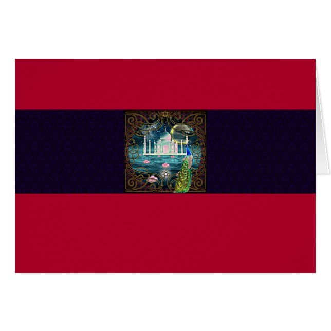 Taj Mahal - Bohemischer orientalischer Stil (Vorderseite (Horizontal))