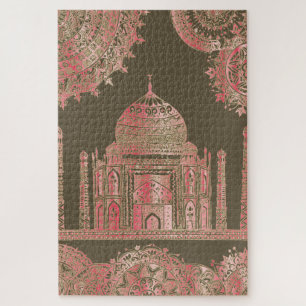 Taj Mahal - Bohemischer orientalischer Stil Puzzle