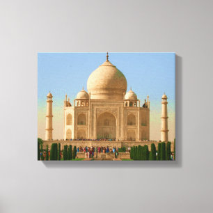 taj mahal bright Leinwand