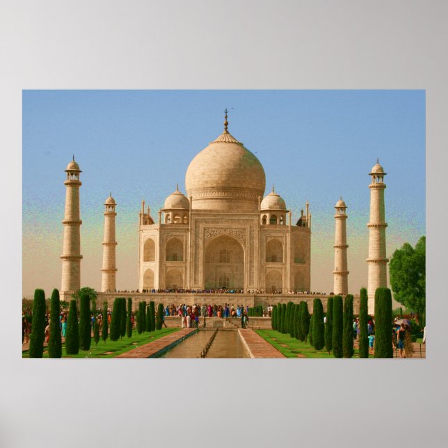 taj mahal bright poster (Vorne)