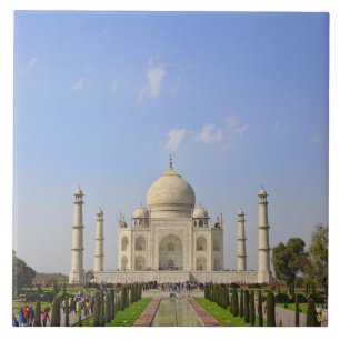 Taj Mahal, ein Mausoleum in Agra, Indien, Fliese