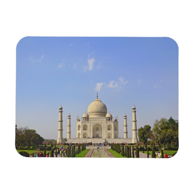 Taj Mahal, ein Mausoleum in Agra, Indien, Magnet (Horizontal)