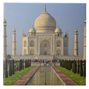 Taj Mahal, ein Mausoleum mit Sitz in Agra, Indien, Fliese