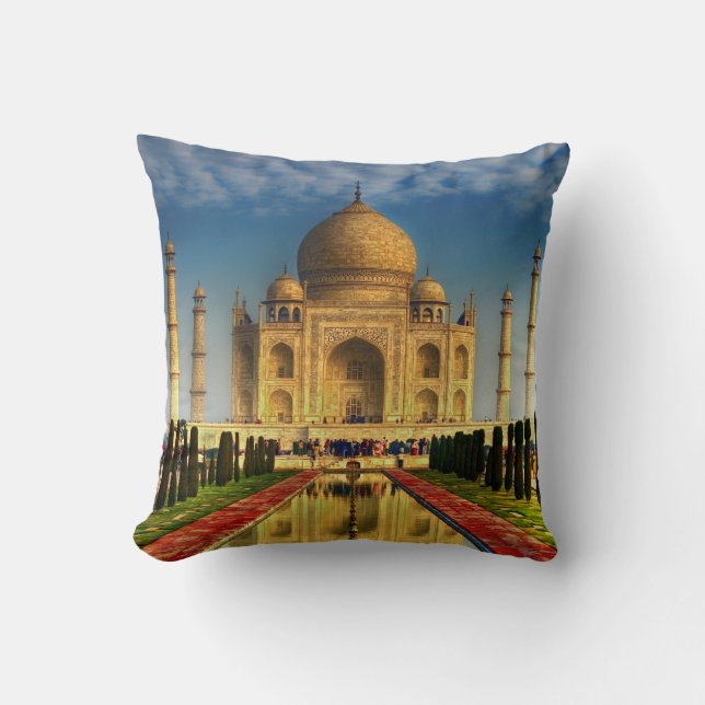 Taj Mahal Foto-Kissen Kissen (Vorderseite)